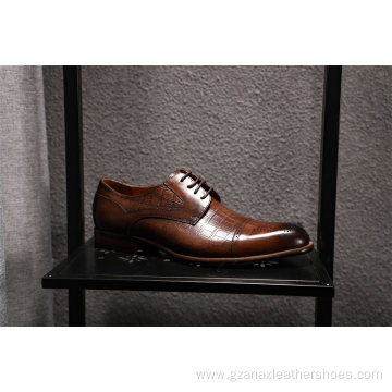 Men Oxfords Embossed Leisure Dress Shoes